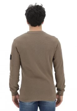 Calvin Klein Jeans Maglioncino Calvin Klein Jenas Uomo In Cotone Piquet Con Patch Applicata -Negozio Da Uomo Alla Moda dd406d2b5f3450a6ee27a8617d30e85d