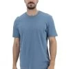 T-shirt Bugatti Uomo In Cotone E Scritta Logo A Contrasto Sul Petto