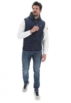 YES.ZEE Gilet Smanicato Con Cappuccio Yes Zee Uomo Tinta Unita -Negozio Da Uomo Alla Moda df46bd52d9a1cf6f3c613208950c260a