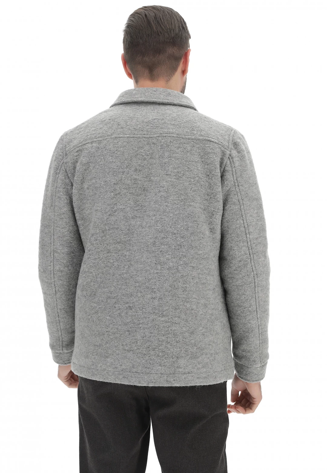 Cappottino Taglio Giacca In Lana Cotta 8.9 Uomo 5 Cappottino Taglio Giacca In Lana Cotta 8.9 Uomo - immagine 3