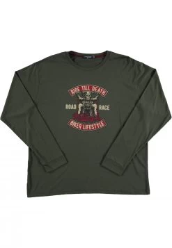 T-shirt Manica Lunga Con Stampa Biker Max Fort Uomo -Negozio Da Uomo Alla Moda e13fac70dffd5f0b9590e89b8ea1eb31