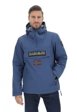 Giubbotto Felpato All'interno Napapijri Con Mezza Zip E Tasca Centrale Con Scritta Logo Ricamato -Negozio Da Uomo Alla Moda e20fc47d82427ca057d639e2675ac8eb