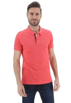 Polo Tommy Jeans In Cotone Piquet Con Bandierina Logo Applicata -Negozio Da Uomo Alla Moda e46b84977c0415498770fb8ef7519190