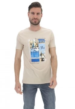 T-shirt Over/d Uomo Con Stampa Frontale