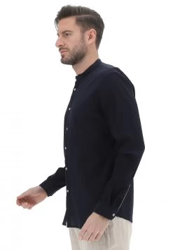 Camicia 8.9 Collo Coreana Con Tessuto Rigato Tinta Unita 18 Camicia 8.9 Collo Coreana Con Tessuto Rigato Tinta Unita -Negozio Da Uomo Alla Moda e83b30bee7054f12efac3458af13247f