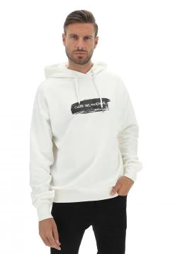 Felpa Comme Des Fuckdown Con Logo Fronte E Retro Microfelpata