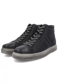 Sneakers Alte In Pelle Igi&co 2632222 Memory Foam Con Cuciture E Zip Laterale Made In Italy -Negozio Da Uomo Alla Moda ea9610e36b919de0dc7d8918b9c057d5