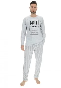Pigiama Lungo Pantalone A Righe