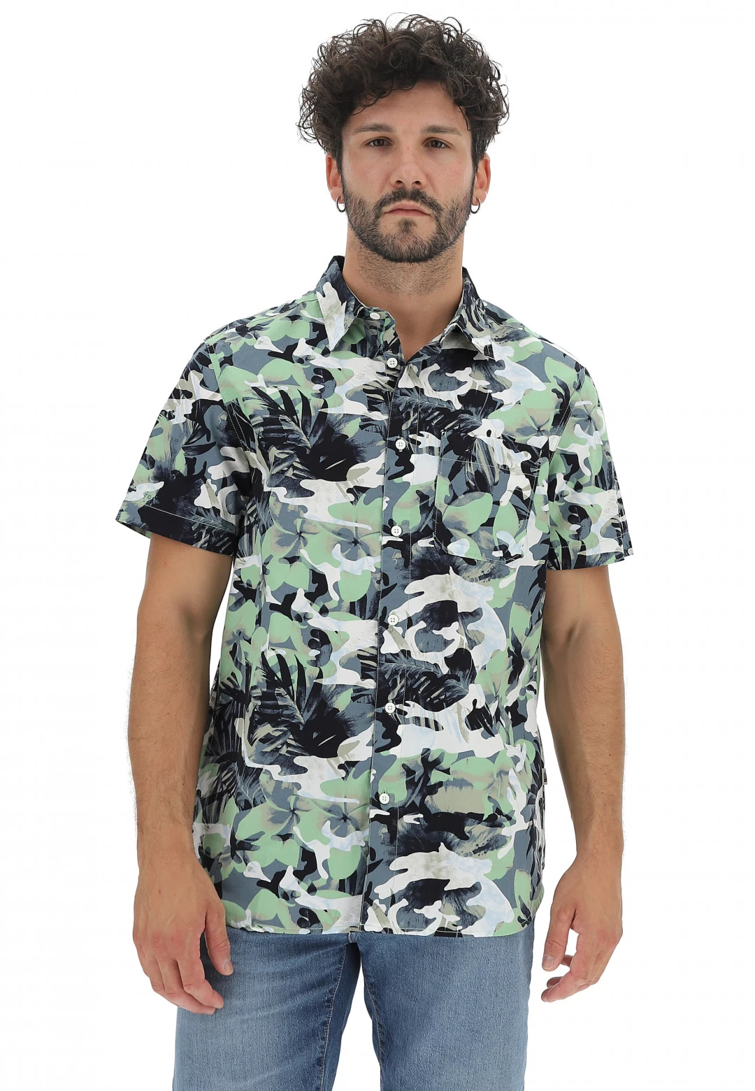 Camicia Manica Corta In Fantasia The North Face A55nd 3 Camicia Manica Corta In Fantasia The North Face A55nd