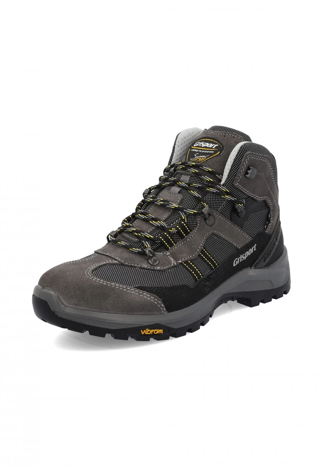 Scarpone Da Trekking Grisport 14407s4g Grigio Con Inserti Pelle Scamosciata 4 Scarpone Da Trekking Grisport 14407s4g Grigio Con Inserti Pelle Scamosciata - immagine 2