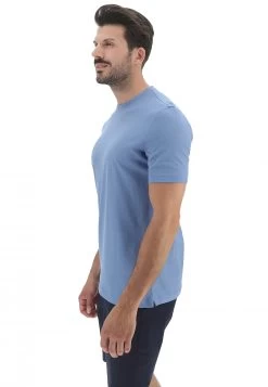 T-shirt Girocollo In Cotone Stretch Morgano -Negozio Da Uomo Alla Moda ec194f716d5df00ac9a2ded7afac7fcf