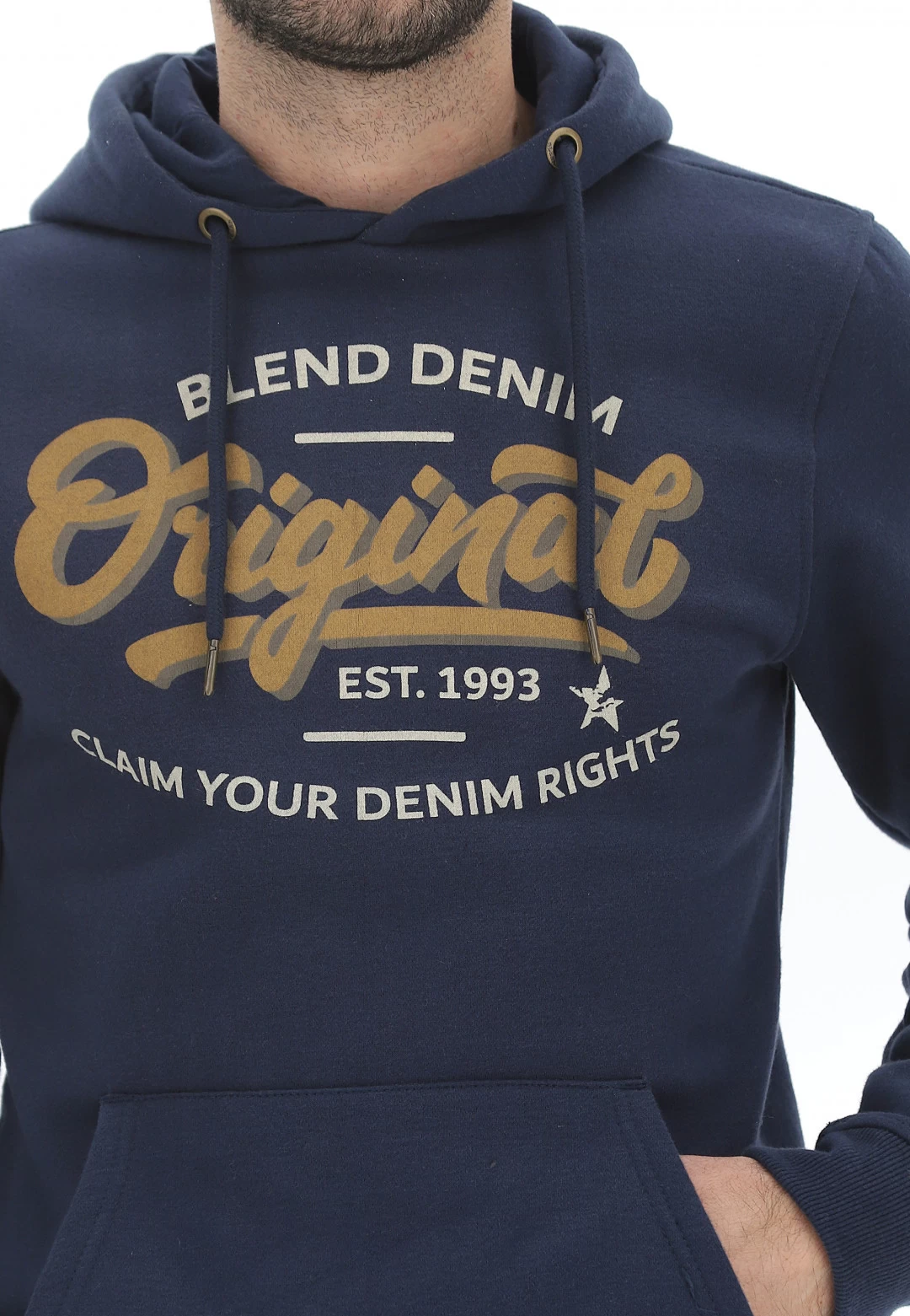 Felpa Con Cappuccio Blend Stampa Frontale Uomo 6 Felpa Con Cappuccio Blend Stampa Frontale Uomo - immagine 4