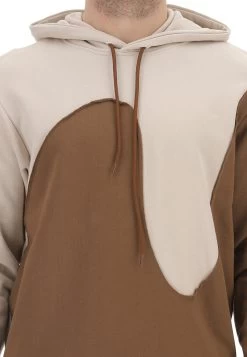 Felpa Con Cappuccio Age Uomo Made In Italy Bicolor Con Cuciture A Vista -Negozio Da Uomo Alla Moda f09d16bdd683d4a0da8fbf23ac25ae14