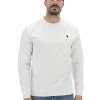 Felpa Girocollo U.s. Polo Assn. Uomo Basic Con Logo Piccolo Ricamato A Contrasto