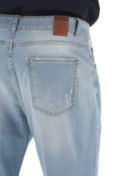 Jeans 8.9 Uomo Slim Fit Con Rotture E Lavaggio Chiaro Made In Italy -Negozio Da Uomo Alla Moda f21213110a98278c7b7ef2f0dd89bff9