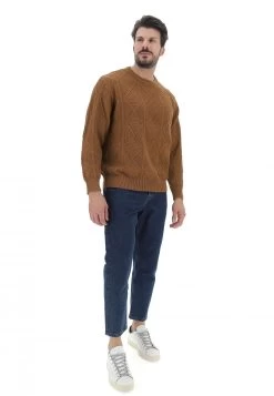 Maglincino Girocollo !solid Uomo In 100% Cotone E Lavorazione In Rilievo All Over -Negozio Da Uomo Alla Moda f279331f68d276952de2b22c6bf4c628