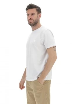 Ciesse Piumini T-shirt Ciesse Uomo Stretch Con Logo Piccolo In Rilievo Tono Su Tono