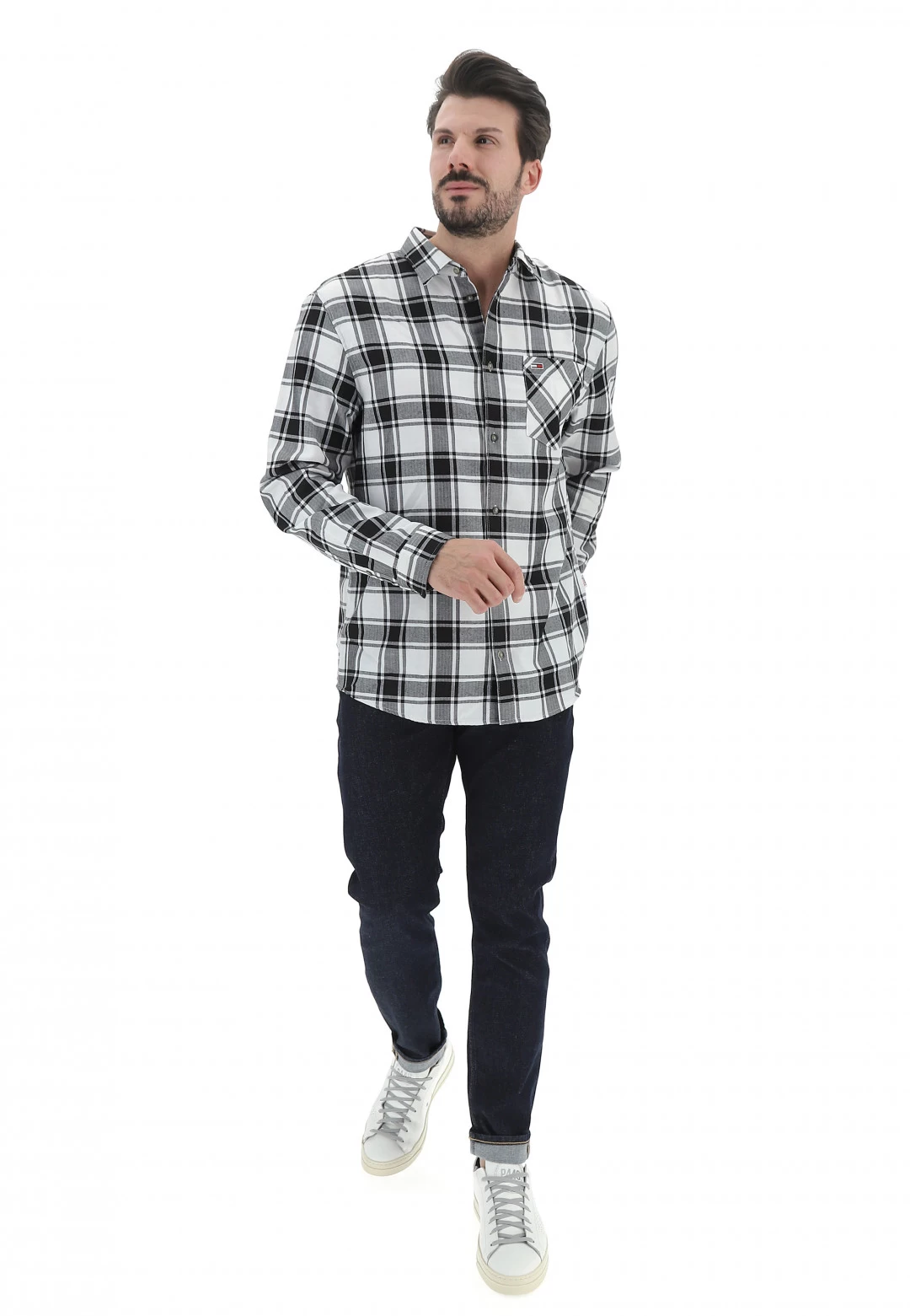 Camicia Casual Tommy Jeans Dm0dm15114 Con Fantasia A Quadri 6 Camicia Casual Tommy Jeans Dm0dm15114 Con Fantasia A Quadri - immagine 4