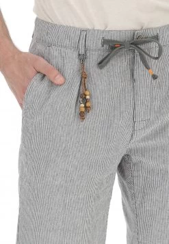 YES.ZEE Bermuda Yes Zee Uomo Rigato In Misto Lino E Cotone Con Coulisse -Negozio Da Uomo Alla Moda f6cd3babeddc4fbcd7ed0fbca9205829