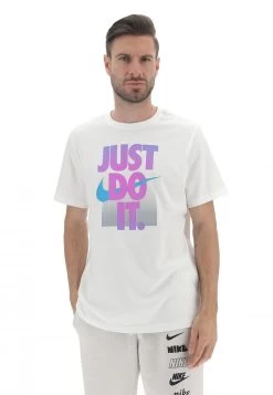 T-shirt Nike Just Do It Con Logo Sfumato Frontale