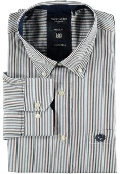 Camicia Manica Lunga Ascot Sport Comfort Botton Down -Negozio Da Uomo Alla Moda f78da0043227676b9ef2cd676109a235