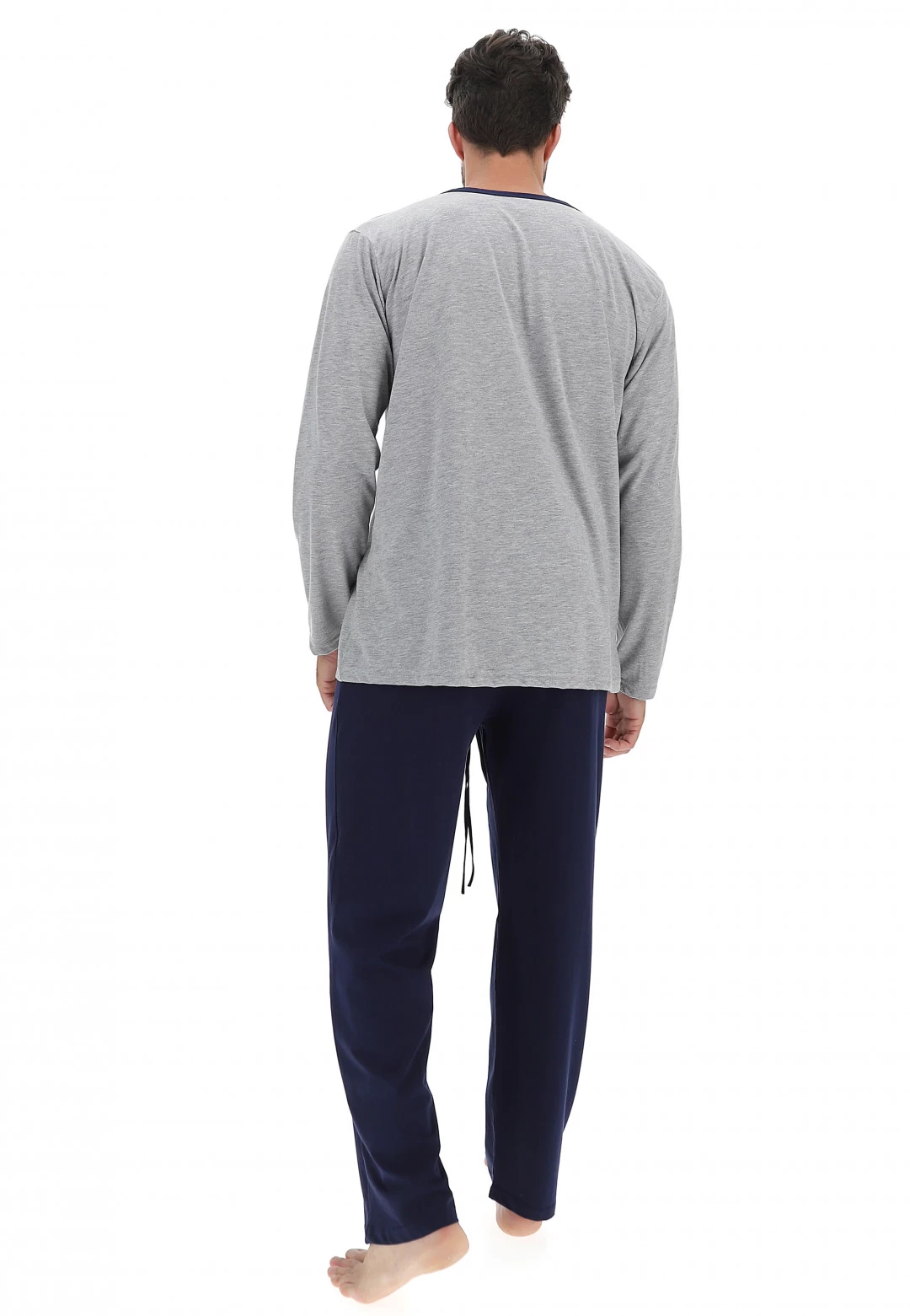 Pigiama Lungo Bicolor Uomo 10 Pigiama Lungo Bicolor Uomo - immagine 8