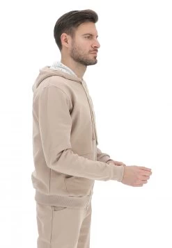 Felpa Garzata Con Cappuccio Interno Bottonato Age Uomo -Negozio Da Uomo Alla Moda faf7de6fd5de8578cd61ca78a34c9927