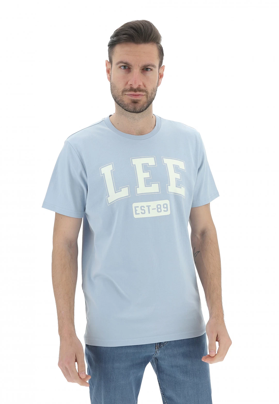 T-shirt Lee Con Logo Frontale Grande Art. L65afq78 3 T-shirt Lee Con Logo Frontale Grande Art. L65afq78