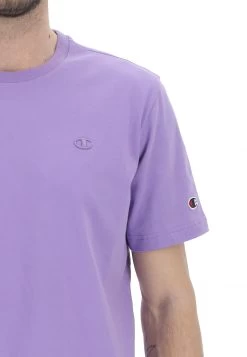 T-shirt Champion Con Logo Piccolo Ricamato Basic -Negozio Da Uomo Alla Moda fb607761e5f5116689e432e99bb0fd71