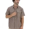Camicia Manica Corta Quadrettata Wrangler W5h84m81a