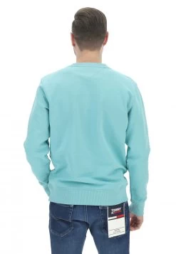 Felpa Girocollo Tommy Jeans Uomo Con Logo Grande Al Centro -Negozio Da Uomo Alla Moda fcfc2531cd1eb4e20e0d9ecf07f1e483