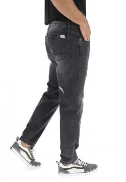 Denim 5 Tasche Con Rotture Carrot Fit 8.9