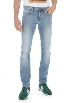 Jeans Uomo Super Slim Fit Elasticizzati Age Lavaggio Chiaro