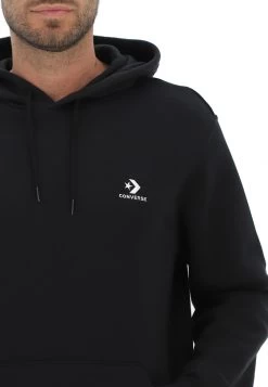 Felpa Con Cappuccio Converse 10024509 Con Tasca A Marsupio -Negozio Da Uomo Alla Moda fe1cd6cb51844eebc5e083cb98a8282a
