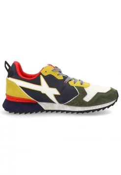 Sneakers W6yz Jet-m. In Tessuto Tecnico E Suede Con Dettagli Rossi E Gialli -Negozio Da Uomo Alla Moda ff2150534434734b2411bb52d403ffea