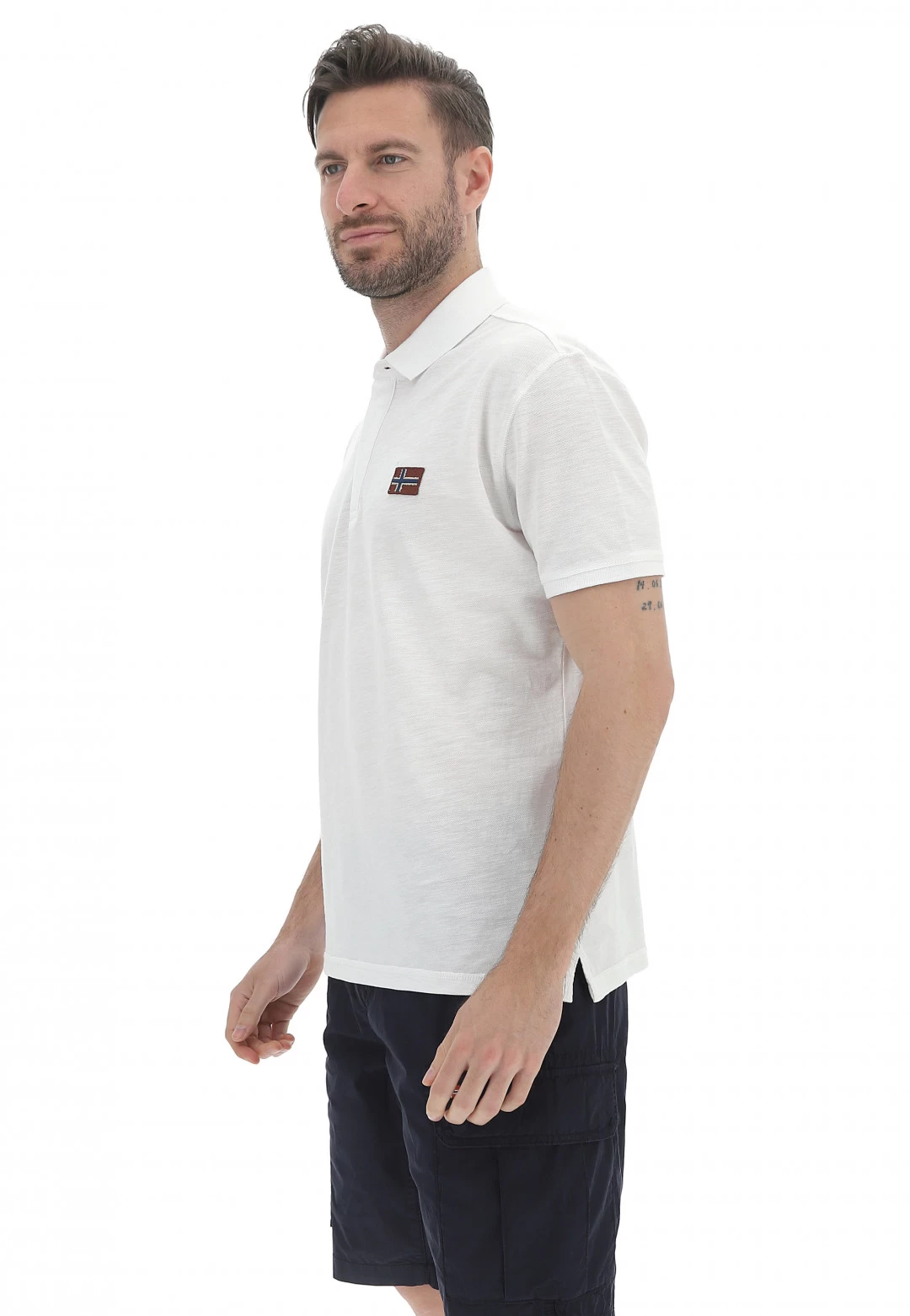 Polo Manica Corta Fiammata Napapijri Np0a4g2m1761 4 Polo Manica Corta Fiammata Napapijri Np0a4g2m1761 - immagine 2