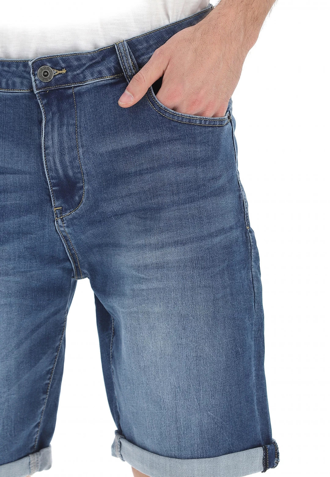 Bermuda Stretch In Denim Age Uomo 6 Bermuda Stretch In Denim Age Uomo - immagine 4